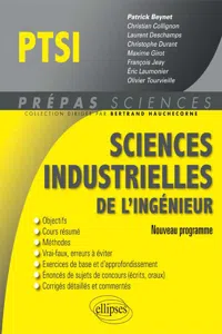 Sciences industrielles de l'ingénieur PTSI programme 2013_cover