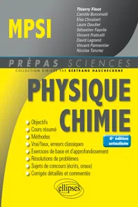 Physique-Chimie MPSI - 4e édition actualisée_cover