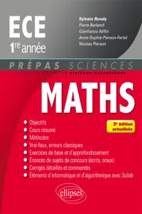 Mathématiques ECE 1re année - 3e édition actualisée_cover