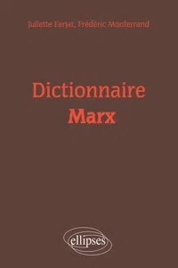 Dictionnaire Marx_cover