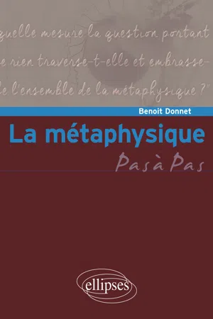 La métaphysique