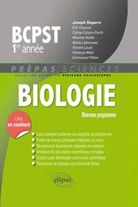 Biologie BCPST1 - conforme au nouveau programme 2013_cover