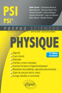 Physique PSI/PSI* - 3e édition actualisée_cover