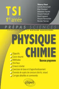 Physique-chimie TSI1 - 2e édition_cover