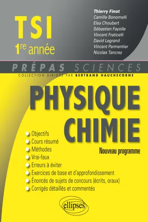 Physique-chimie TSI1 - 2e édition