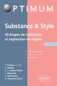 Substance & style. 30 étapes de civilisation et expression en anglais - 2e édition_cover