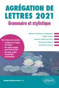 Grammaire et stylistique - Agrégation de lettres 2021_cover