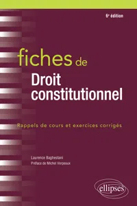 Fiches de droit constitutionnel - 6e édition_cover