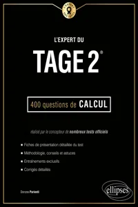 L'Expert du Tage 2® - 400 questions de calcul_cover