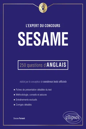 L'Expert du concours SESAME - 250 questions d'anglais