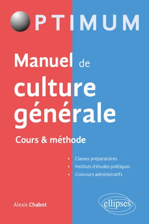 Manuel de culture générale – Cours & méthode