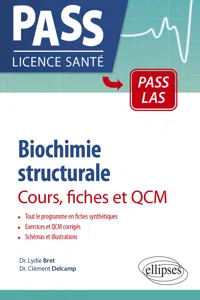 Biochimie structurale - Cours, fiches et QCM_cover