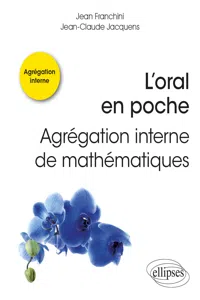 L'oral en poche : Agrégation interne de mathématiques_cover