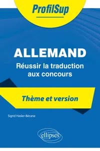 Allemand - Réussir la traduction aux concours_cover