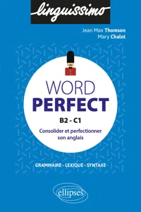 Word perfect - Consolider et perfectionner son anglais - B2-C1_cover