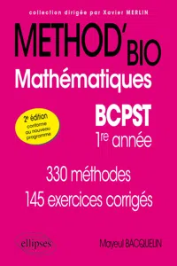 Mathématiques BCPST-1re année - 2e édition conforme au nouveau programme_cover