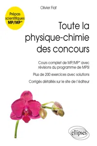 Toute la physique-chimie des concours de la filière MP - Nouveaux programmes_cover