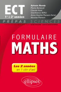 Formulaire Maths ECT 1re et 2e années_cover