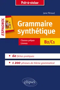 Grammaire synthétique de l'espagnol en 60 fiches pratiques._cover