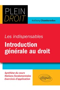 Les indispensables de l'introduction générale au droit_cover