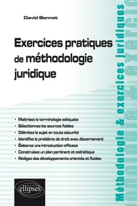 Exercices pratiques de méthodologie juridique_cover