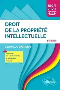 Droit de la propriété intellectuelle - 3e édition_cover