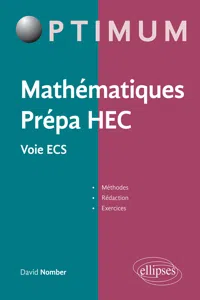 Mathématiques Prépa HEC - Voie ECS : Méthodes, rédaction et exercices_cover