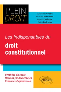 Les indispensables du droit constitutionnel_cover