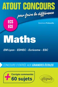 Mathématiques aux concours d'entrée des écoles de commerce • Prépas ECS et ECE_cover