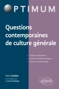 Questions contemporaines de culture générale_cover