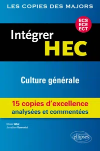 Intégrer HEC-ECS, ECE, ECT : Culture générale_cover