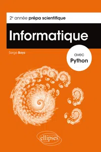 Informatique avec Python - 2e année prépa scientifique_cover