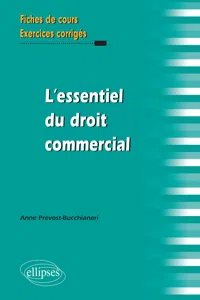 L'essentiel du droit commercial_cover