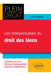 Les indispensables du droit des biens_cover