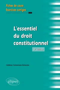 L'essentiel du droit constitutionnel - 3e édition_cover