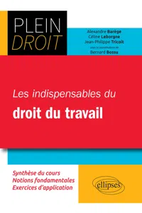 Les indispensables du droit du travail_cover