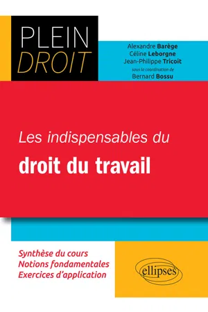 Les indispensables du droit du travail