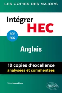 Intégrer HEC – ECE/ECS – Anglais_cover