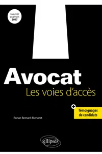 Avocat. Les voies d'accès_cover