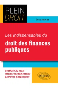 Les indispensables du droit des finances publiques_cover