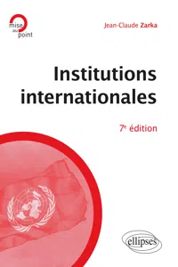 Institutions internationales - 7e édition_cover