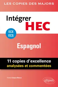 Intégrer HEC – ECE/ECS – Espagnol_cover