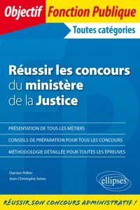 Réussir les concours du ministère de la Justice_cover