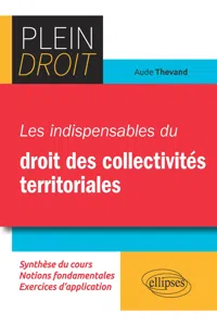 Les indispensables du Droit des collectivités territoriales_cover