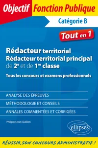 Rédacteur territorial, rédacteur territorial principal de 2e et de 1re classe - Tous les concours et examens professionnels_cover