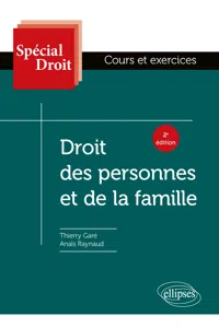 Droit des personnes et de la famille - 2e édition_cover