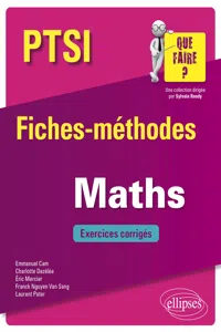 Mathématiques PTSI - Fiches-méthodes et exercices corrigés_cover