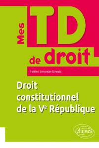 Droit constitutionnel de la Ve République_cover