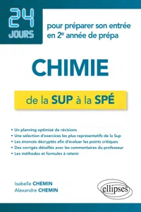 Chimie de la Sup à la Spé - 24 jours pour préparer son entrée en 2e année de prépa_cover