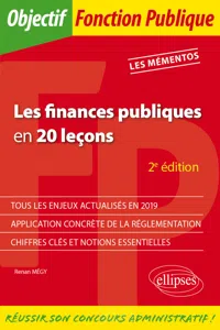 Les finances publiques en 20 leçons - 2e édition_cover